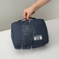 Travel Electronic Organizer Bag Set - Oxford Cloth Cable, Power Bank, and Underwear Storage
