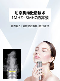 Small Bubble Blackhead Remover Facial Cleansing Device with Ultrasonic Pore Cleaner and Skin Tightening Function