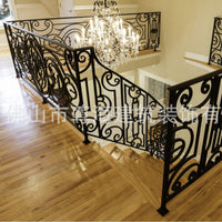 Durable Anti-Corrosion Steel Balcony Railing for Villas and Hotels, Indoor/Outdoor Use