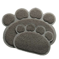 Pet Paw Print Cat Litter Mat - Non-Slip & Leak-Proof Litter Trapper Pad