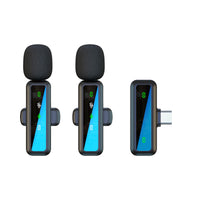 H63 Wireless Lavalier Microphone for Outdoor Live Streaming and Video Recording with Noise Reduction
