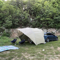 Car Tailgate Tent for Camping, SUV Awning Shelter, Portable Outdoor Canopy for 5-8 People