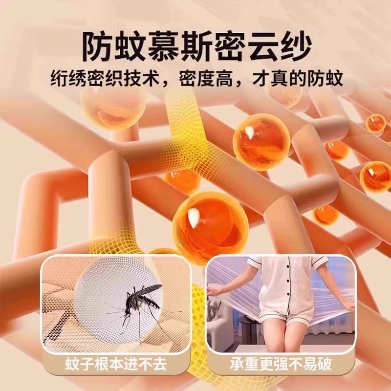 Portable Pop-Up Mosquito Net Tent for Home, Dorm, and Camping - Easy Setup, Foldable Design