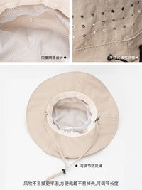Lightweight Quick-Dry Breathable Sun Protection Bucket Hat for Outdoor Hiking