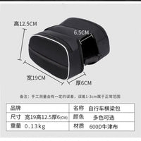 Bicycle Front Frame Bag Top Tube Pouch for Mountain Bikes Cycling Storage
