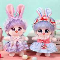 20cm Cotton Doll Clothes Set - Cute Dresses & Outfits for Plush Dolls