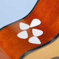 ABS Celluloid Guitar Picks for Electric Guitar and Bass, Heart/Triangle Shape