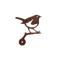 Metal Rusty Bird Silhouette Garden Art Sculpture Outdoor Yard Decor