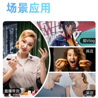 Q8 Wireless Lavalier Microphone for Mobile Phone Live Streaming and Video Recording with Noise Reduction