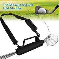 Portable Golf Club Carry Bag Mini Driving Range Practice Pouch