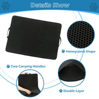 Large Double-Layer Cat Litter Mat, 45x60cm, EVA Waterproof Anti-Slip Litter Trapper