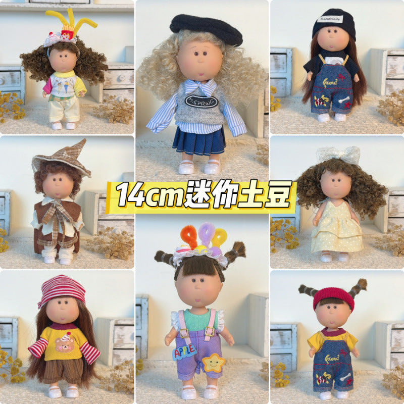 14cm Mia Mini Potato Doll with Changeable Outfits