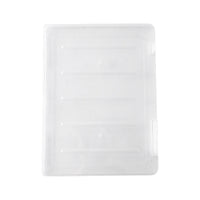 A4/A5 Clear Plastic Document Storage Box with Double Buckle Closure, Waterproof & Dustproof File Organizer for Certificates