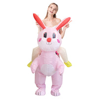 Easter Bunny Inflatable Costume for Adults - Outdoor Family Fun, Party & Performance Wear