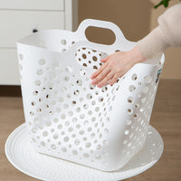 Household Hollow Plastic Laundry Hamper Storage Basket for Clothes and Toys