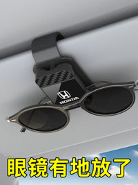 Car Visor Sunglasses Holder Clip with Ticket Card Organizer