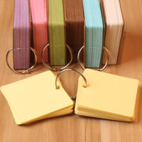 Mini Portable Kraft Paper Word Cards / Memo Pads, 50 Sheets