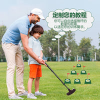 Golf Putting Trainer Practice Aid with Mini Hole Cup