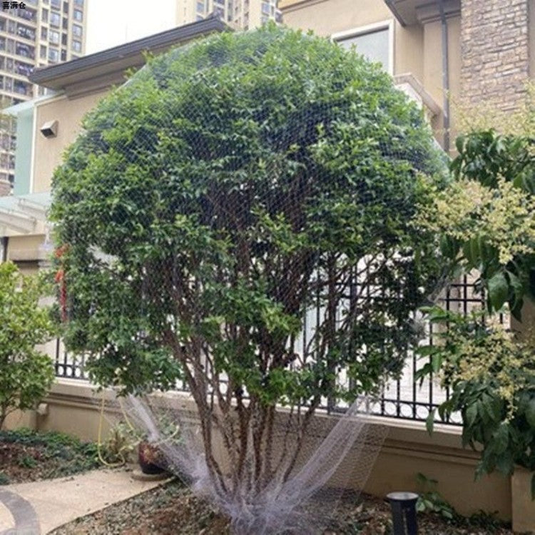 Fruit Tree Bird Protection Netting for Orchards and Gardens - Nylon Mesh Cover for Berries, Cherries, and Loquats