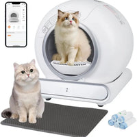Thickened EVA Cat Litter Mat Washable Anti-Tracking Splash-Proof Litter Box Mat