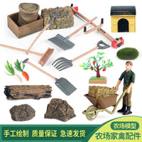 Dollhouse Miniature Farm Tools and Accessories Set