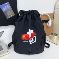 Unisex Drawstring Sport Backpack with Large Capacity for Hiking and Gym