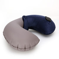 Inflatable U-Shaped Neck Pillow for Office Naps and Travel