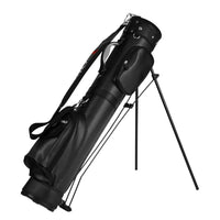 TTYGJ Lightweight Golf Stand Bag for Men and Women, PU Leather Half Set Club Carry Bag