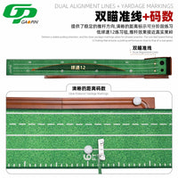 GP Golf Putting Practice Mat Set with Putter for Indoor Office & Kids
