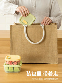 Portable Food Storage Containers for Kids and Adults, Leak-Proof Bento Box Set for Lunch, Snacks, and Picnics