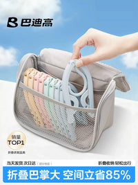 Portable Folding Travel Hangers for Dorms and Hotels - 10-Pack