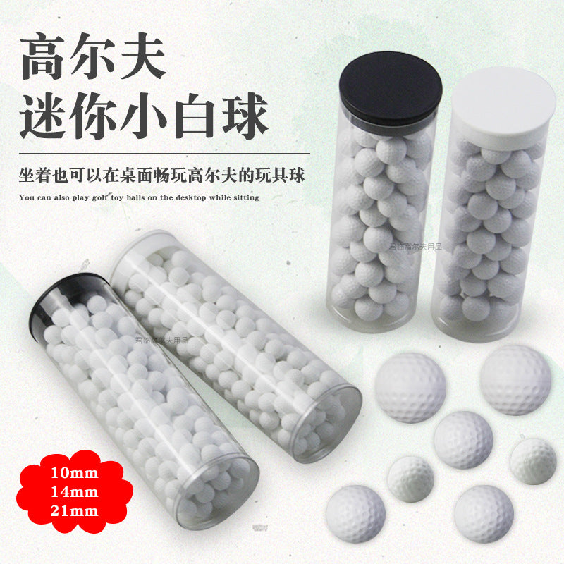 Mini Golf Practice Balls ABS Plastic Lightweight Desktop Entertainment