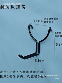 Pegboard Hooks for Tool Storage and Display, Stainless Steel