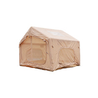 Inflatable Camping Tent for 3-5 People - Windproof, Sun Protection, All-Season, Moisture-Proof, Portable, Easy Setup with Mosquito Net