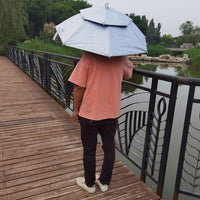 Outdoor Fishing Umbrella Hat with UV Protection and Breathable Design