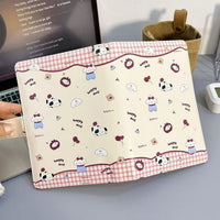 Cute Happy Puppy A6 Loose-Leaf Notebook Portable Travel Journal Thickened Notepad