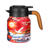 New Chinese Style 316 Stainless Steel Insulated Tea Pot with Tea Infuser and Temperature Display