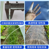 Mini Greenhouse Hoop Frame Kit for Home Garden, Vegetable Plant Cover, Warmth Preservation, Flower Stand, Complete Set