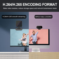4K UHD USB Webcam for Live Streaming, Meetings, and Online Classes