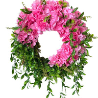 Artificial Hydrangea Wreath for Home Decor