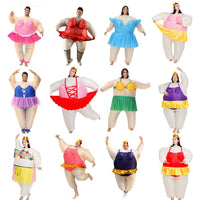 Inflatable Sumo Wrestler Costume for Adults and Kids - Funny Party and Performance Outfit