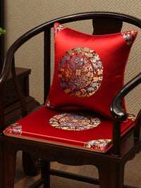 New Chinese Style Solid Wood Sofa Cushion Tea Chair Seat Pad for Dining Chairs and Armchairs