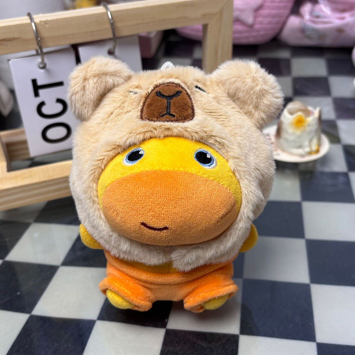 Capybara Headgear 10cm Doll Clothes for Cotton Dolls