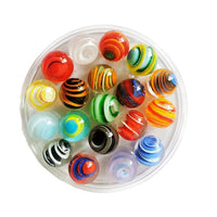 16mm Handmade Luminous Glass Marbles for Games and Decoration