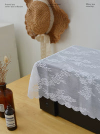 Lace Dust Cover for Small Appliances, Coffee Machines, Printers, and Fax Machines