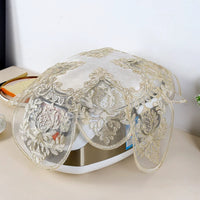Lace Dust Cover for Air Fryer, Rice Cooker, and Kitchen Appliances - Multi-functional Embroidered Appliance Cover