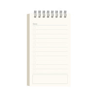 ToDolist A6 Daily Planner Notebook, 60 Sheets, Portable Productivity Checklist Journal for Students