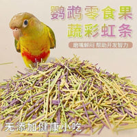 Pet Parrot Training Fruit Vegetable Crispy Sticks for Budgies Cockatiels Conures