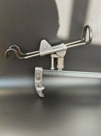 Dual-Ear Bridge Fishing Rod Holder for Hand Rods and Raft Fishing
