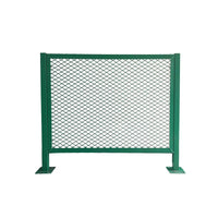 Bridge Anti-Throwing Net & Anti-Falling Object Fence for Overpasses - Diamond Mesh Steel Plate Guardrail